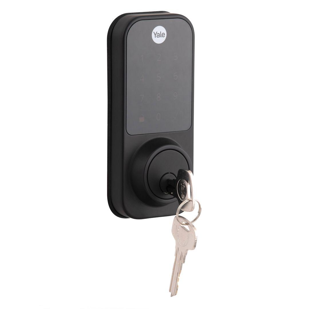 Pack Cerradura Digital YDD120Negro+Cerradura Cilíndrica Pomo-1