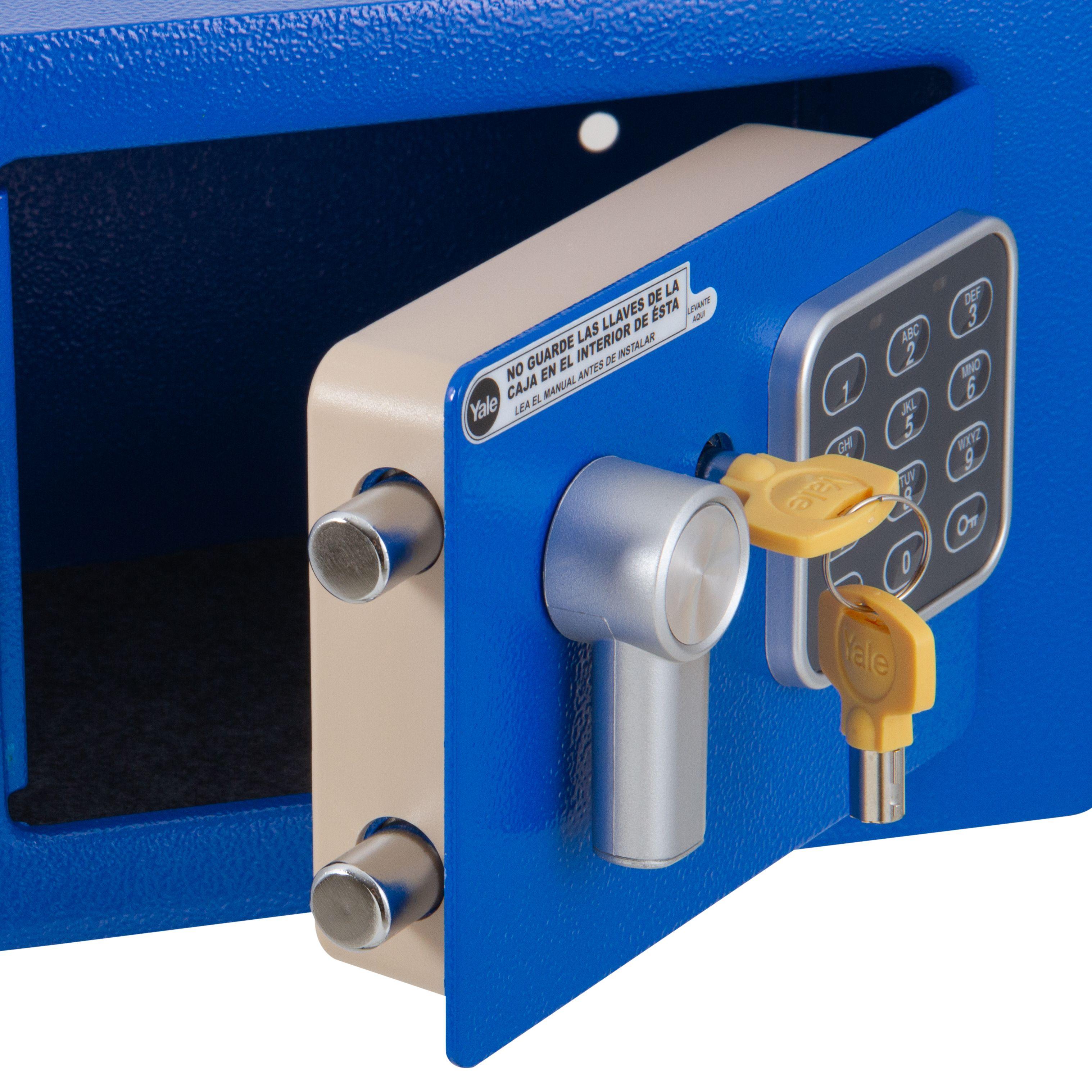 Caja de Seguridad YALE Mini Azul 4,2 lts.-4