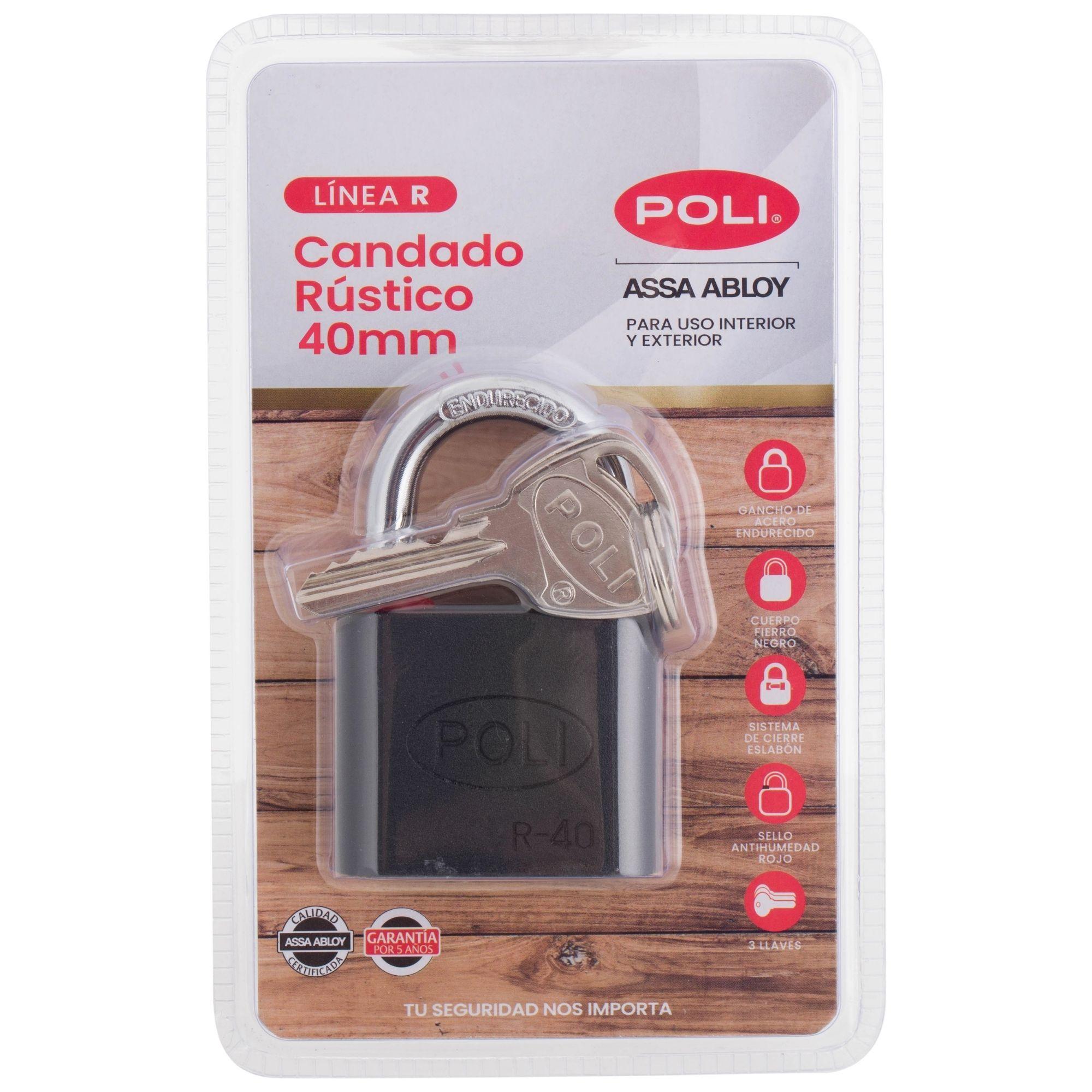 Candado Poli Serie R40mm-2