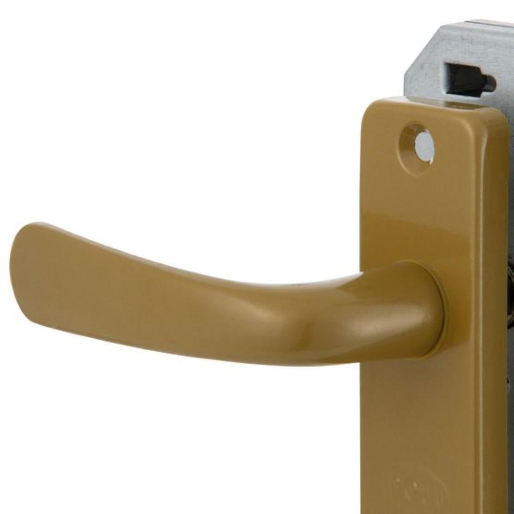 Cerradura Embutida Clásica Poli B40 Oficina Bronce-2