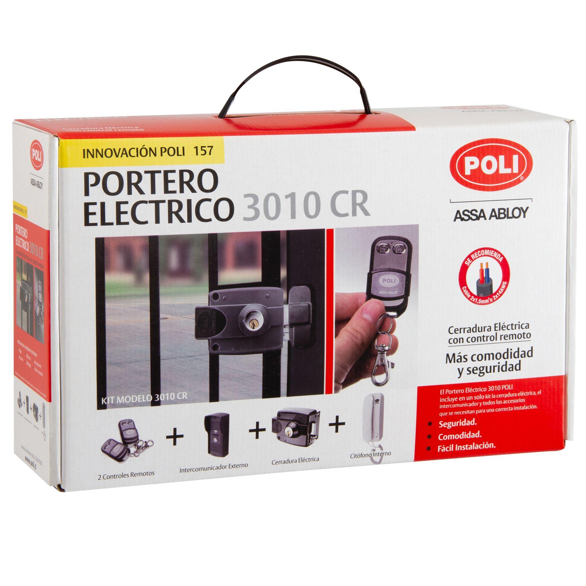 Cerradura 3010 Kit Portero Control Remoto | POLI-11