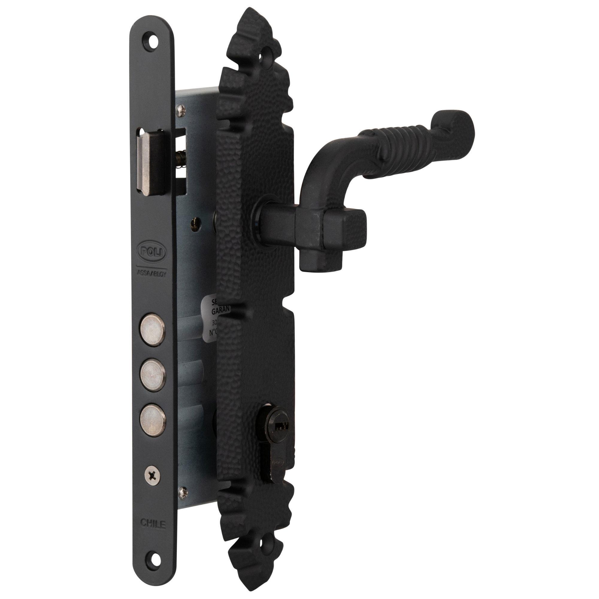 Cerradura Embutida Rústica B40 Manilla Acceso 1/2-2