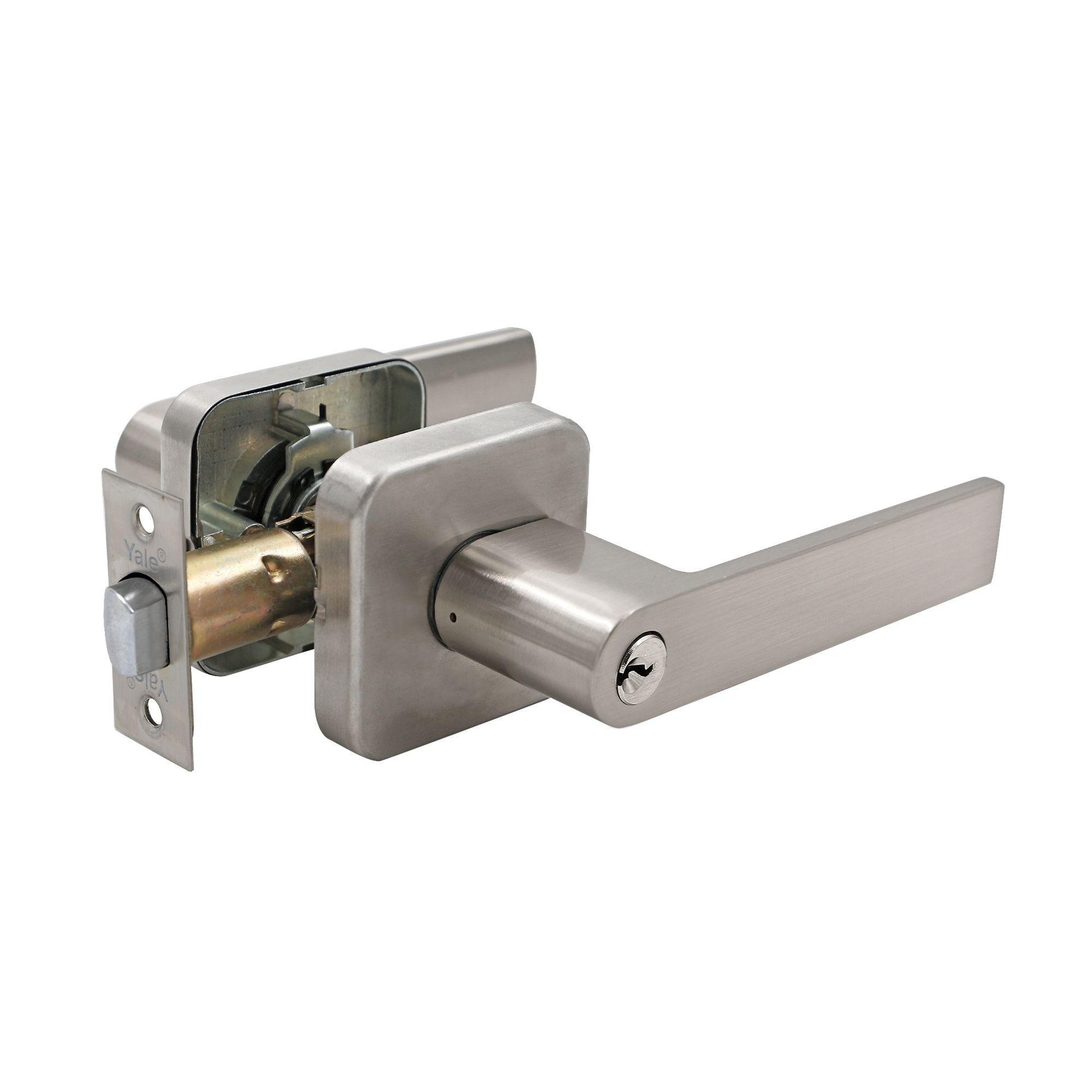 Cerradura Tubular Yale Bari Oficina/Dormitorio Níquel-3