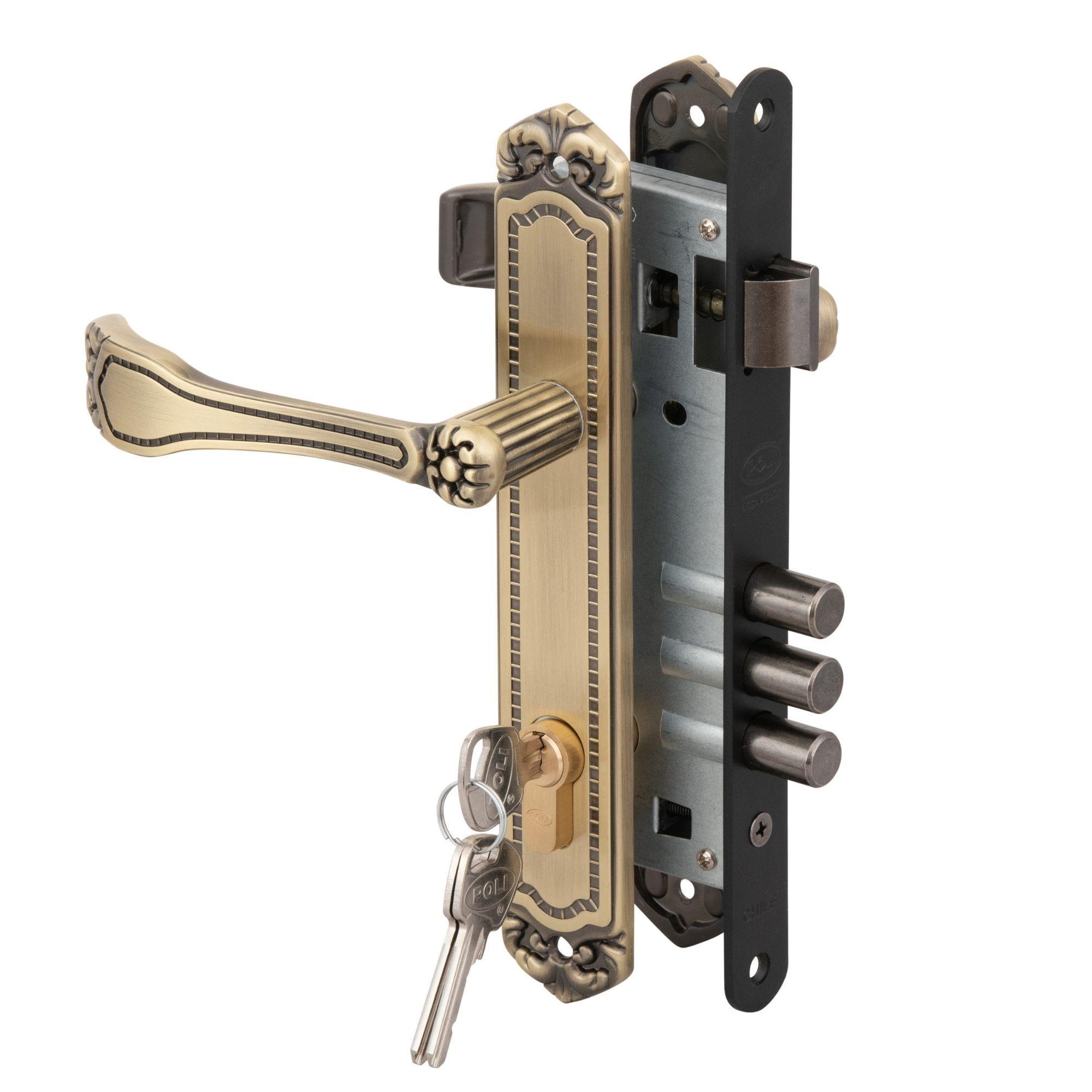 Cerradura Embutida Barroca B40 Oficina-2