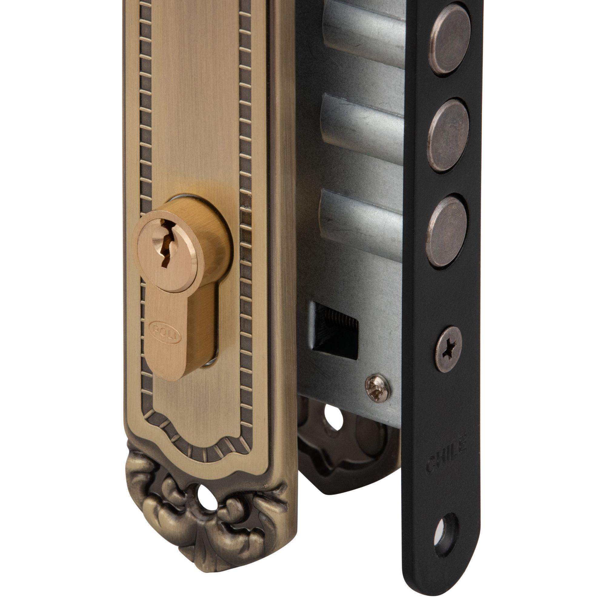 Cerradura Embutida Barroca B40 Oficina-4