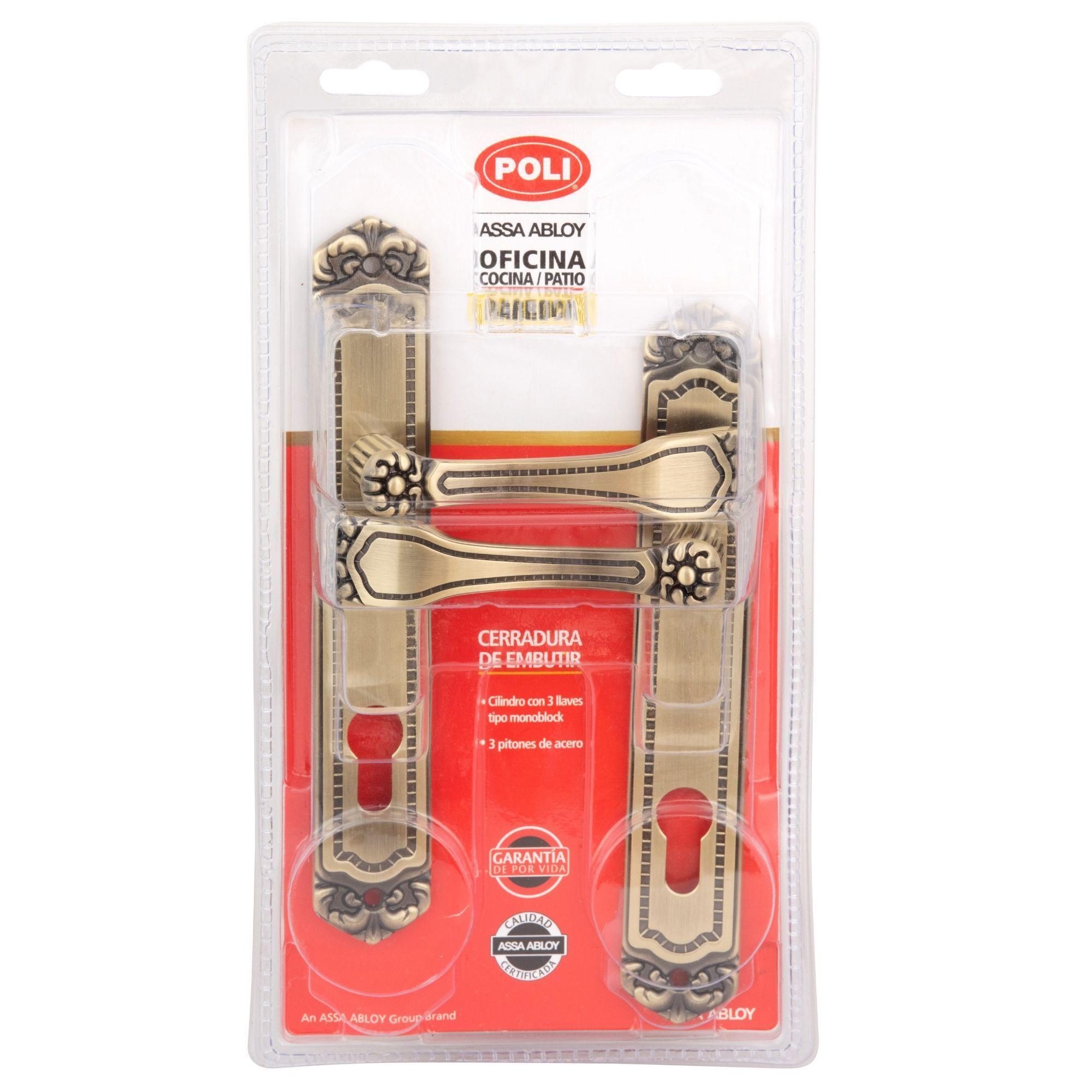 Cerradura Embutida Barroca B40 Oficina-6