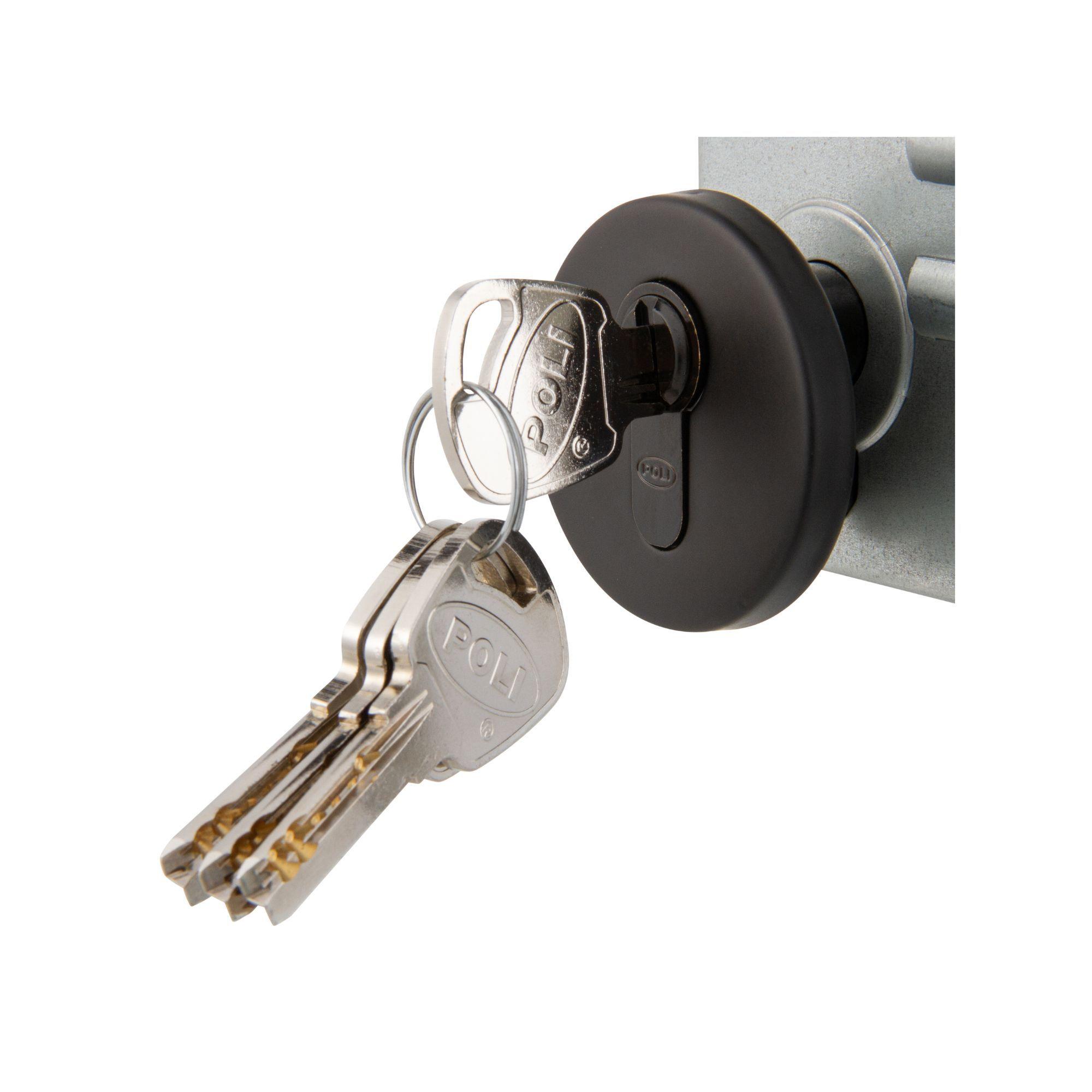 Cerradura Embutida Milano Black B60 Acceso 1/2-5