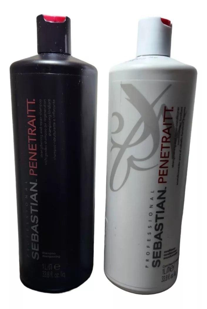 combo Sebastian Professional Penetraitt shampoo y acondicionador 1000ml-0