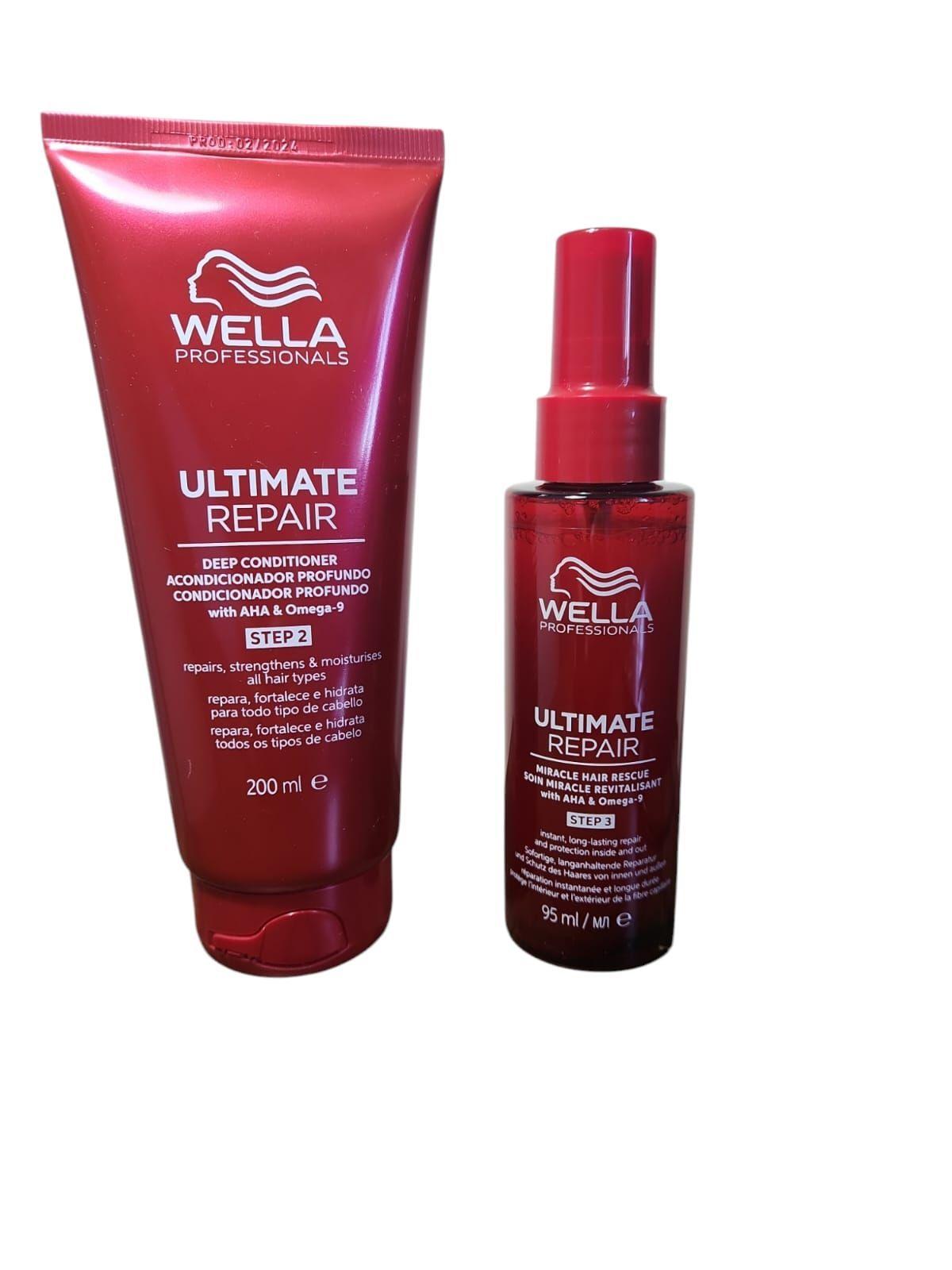 pack Wella Ultimate Repair Paso 2 y Paso 3  200 y 95 ml-0