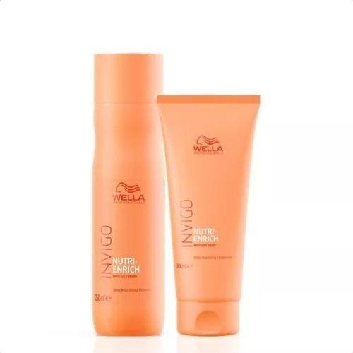 Kit Wella Nutri Enrich Shampoo 250ml Y Acondicionador  200ml-0