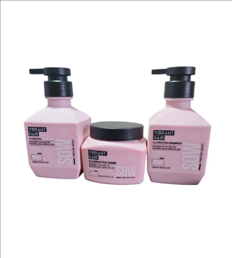 Pack Completo SOW Vibrant Hair shampoo, mascara y acondicionador 250ml-0