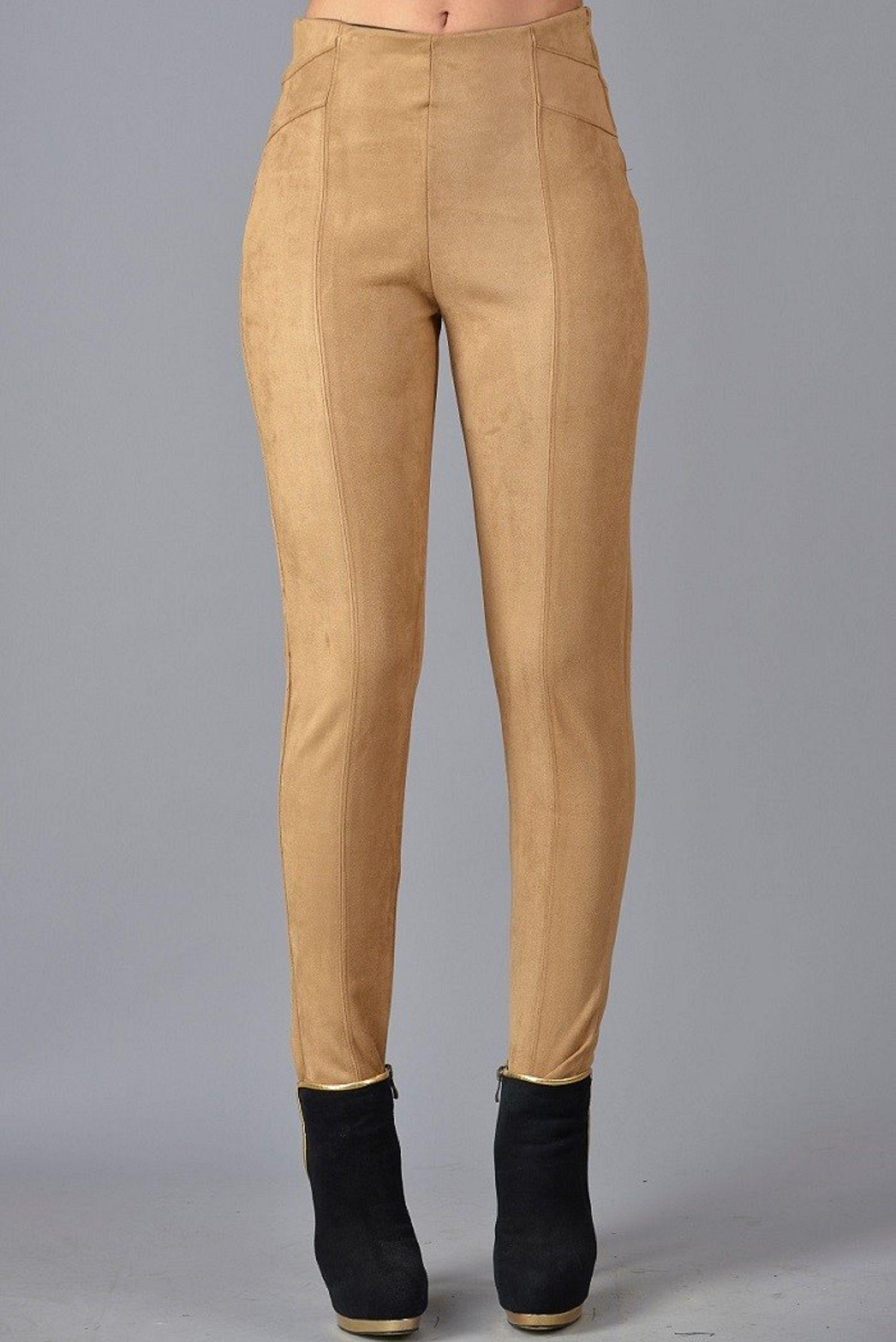 Calza suede cortes beige-0