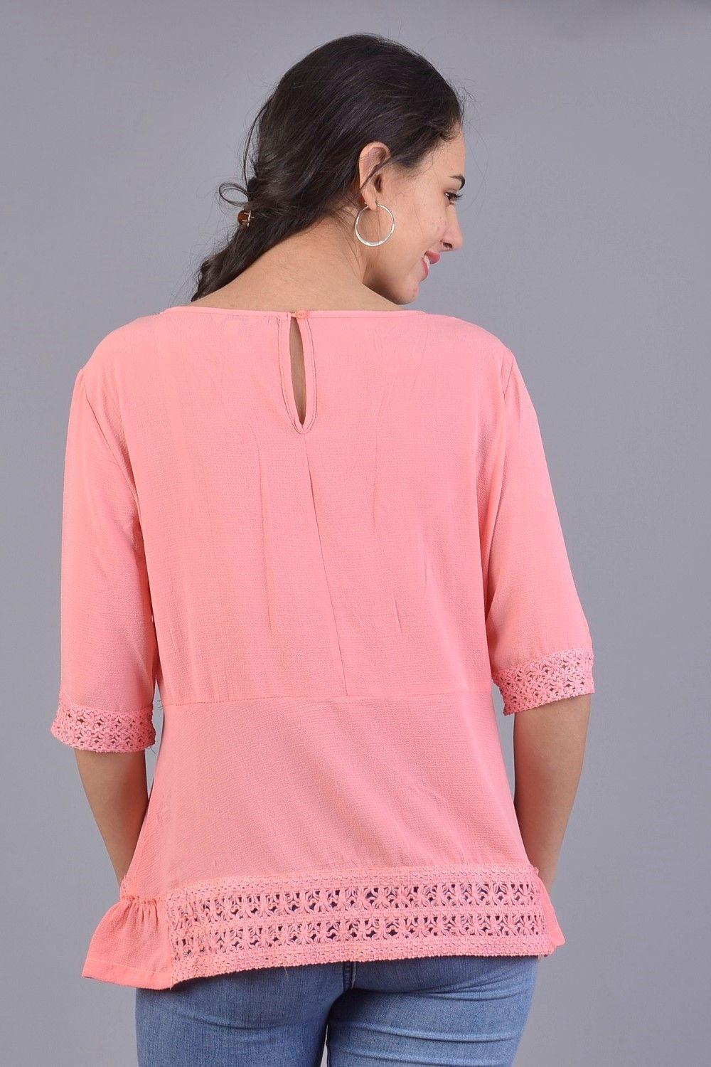 Bluson crochet coral-2