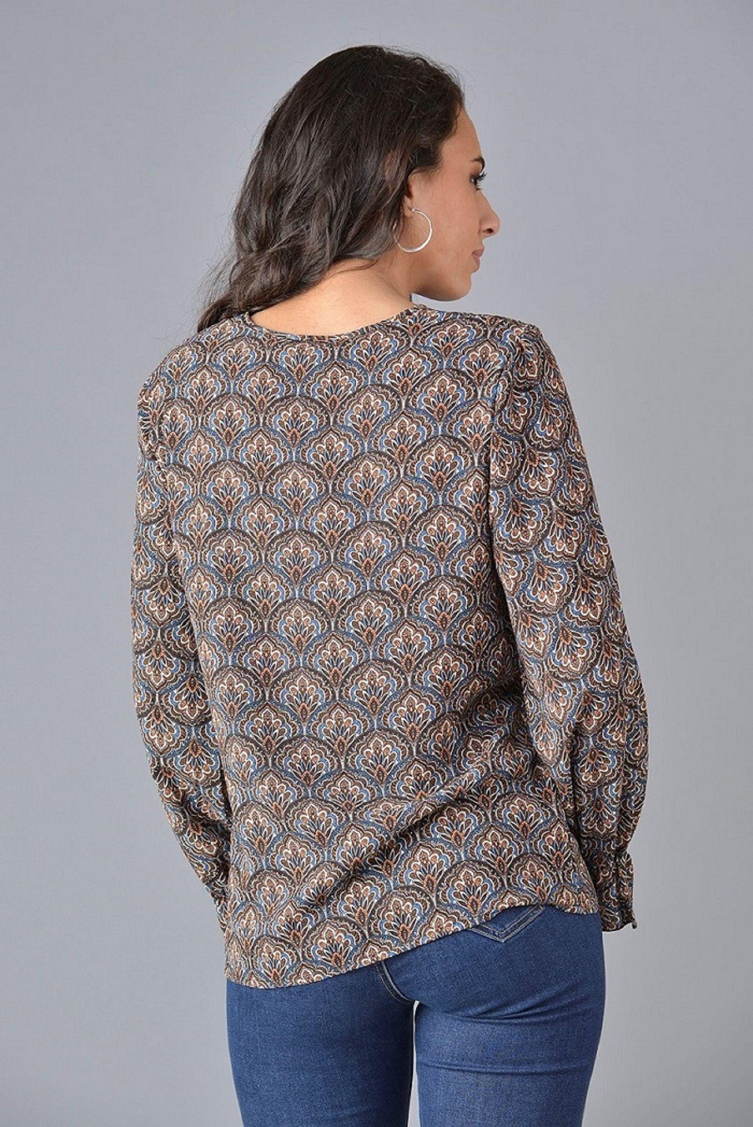 Bluson estampado azul-1
