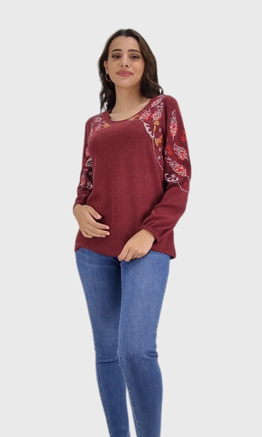 Polera bordada-0