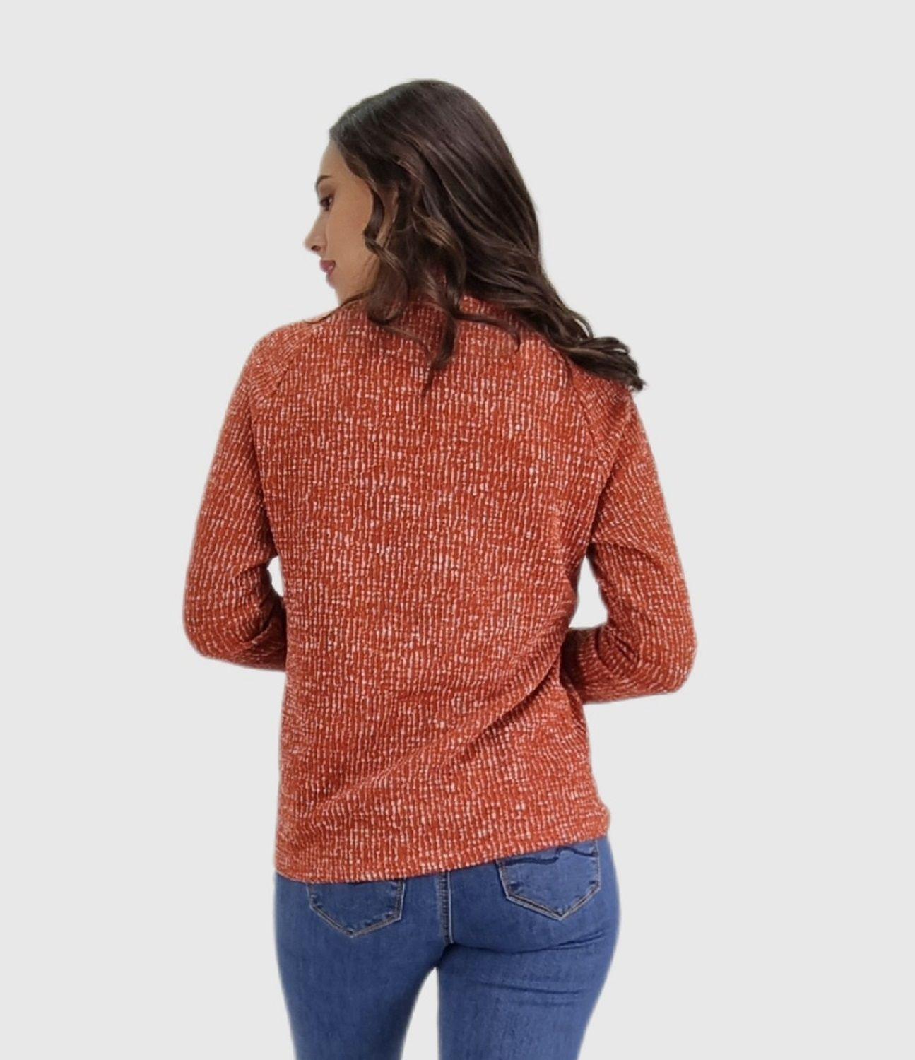 Polera cuello alto acanalado-3