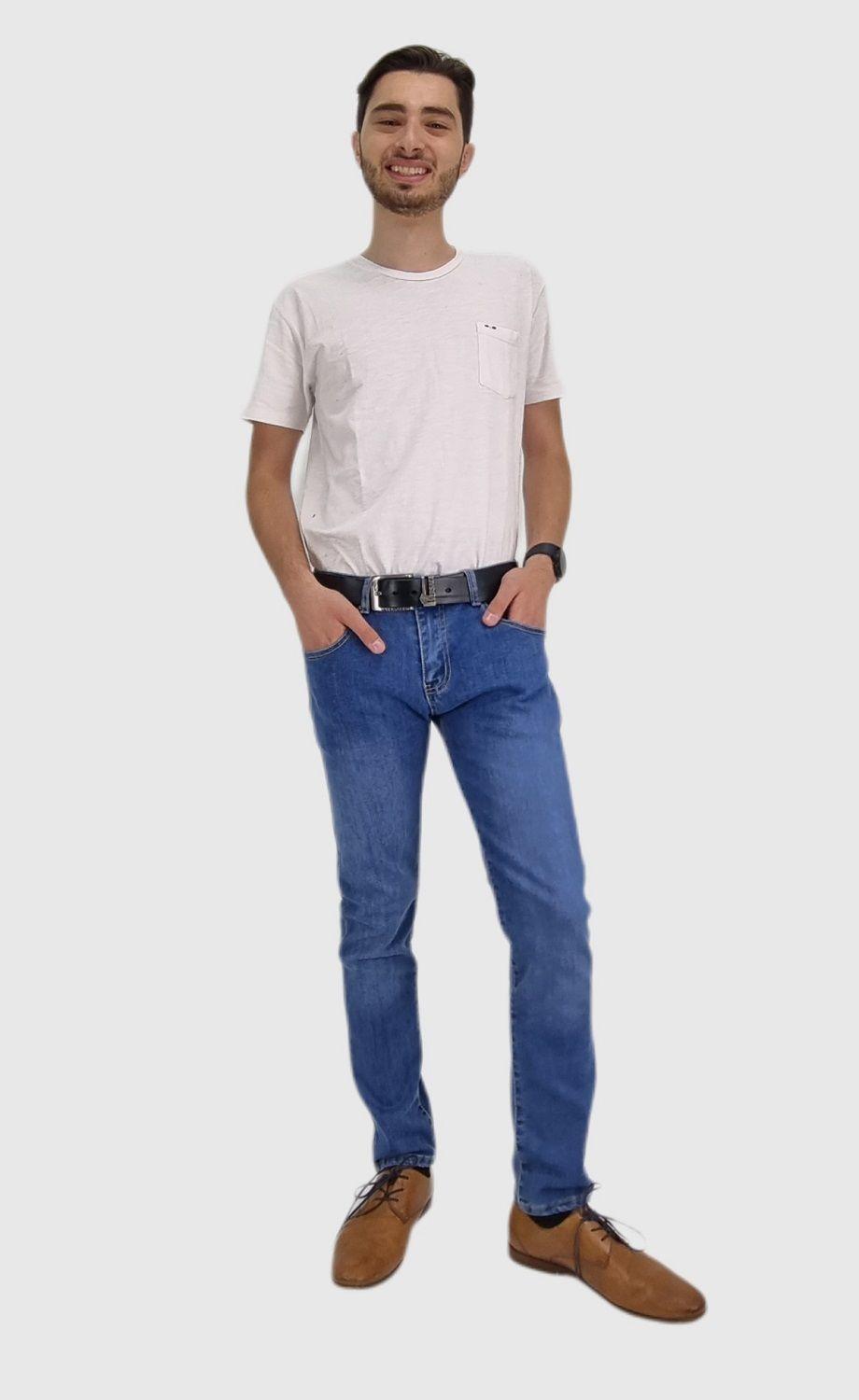 Jeans tiro medio-alto semi pitillo light blue-0