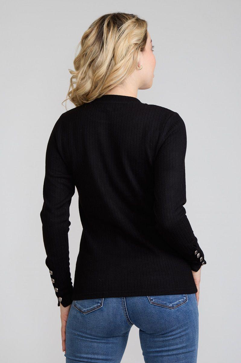 Polera Acanalada Gamuza Black Tentation-2