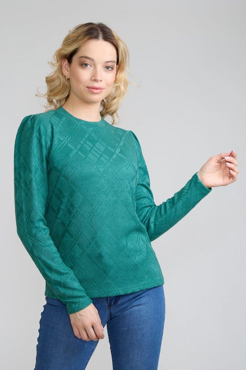 Sweater Jacquard Verde Tentation-0