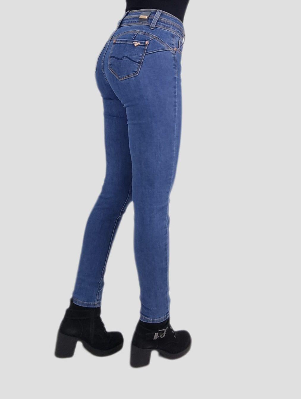 Jeans skinny pitillo t.alto light blue-1