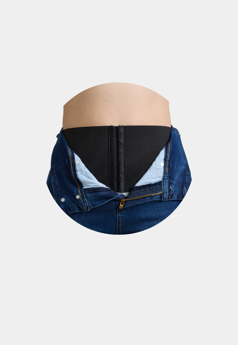 Jeans Pitillo Con Faja Elasticada Azul Tentation-3