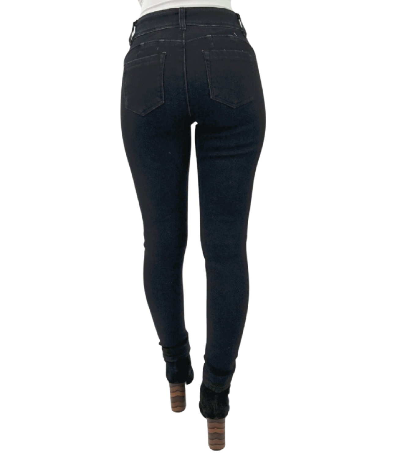 JEANS CON PIEL SKINNY T.A. PUSH UP BLACK-2