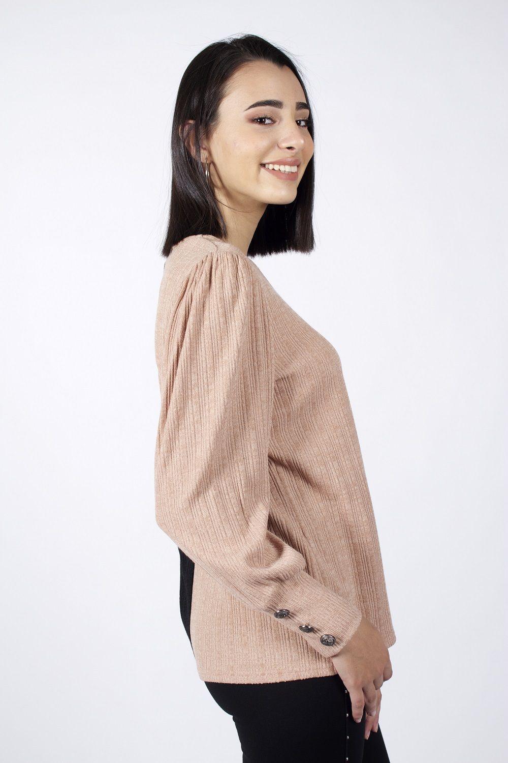 Sweater bicolor beige-2