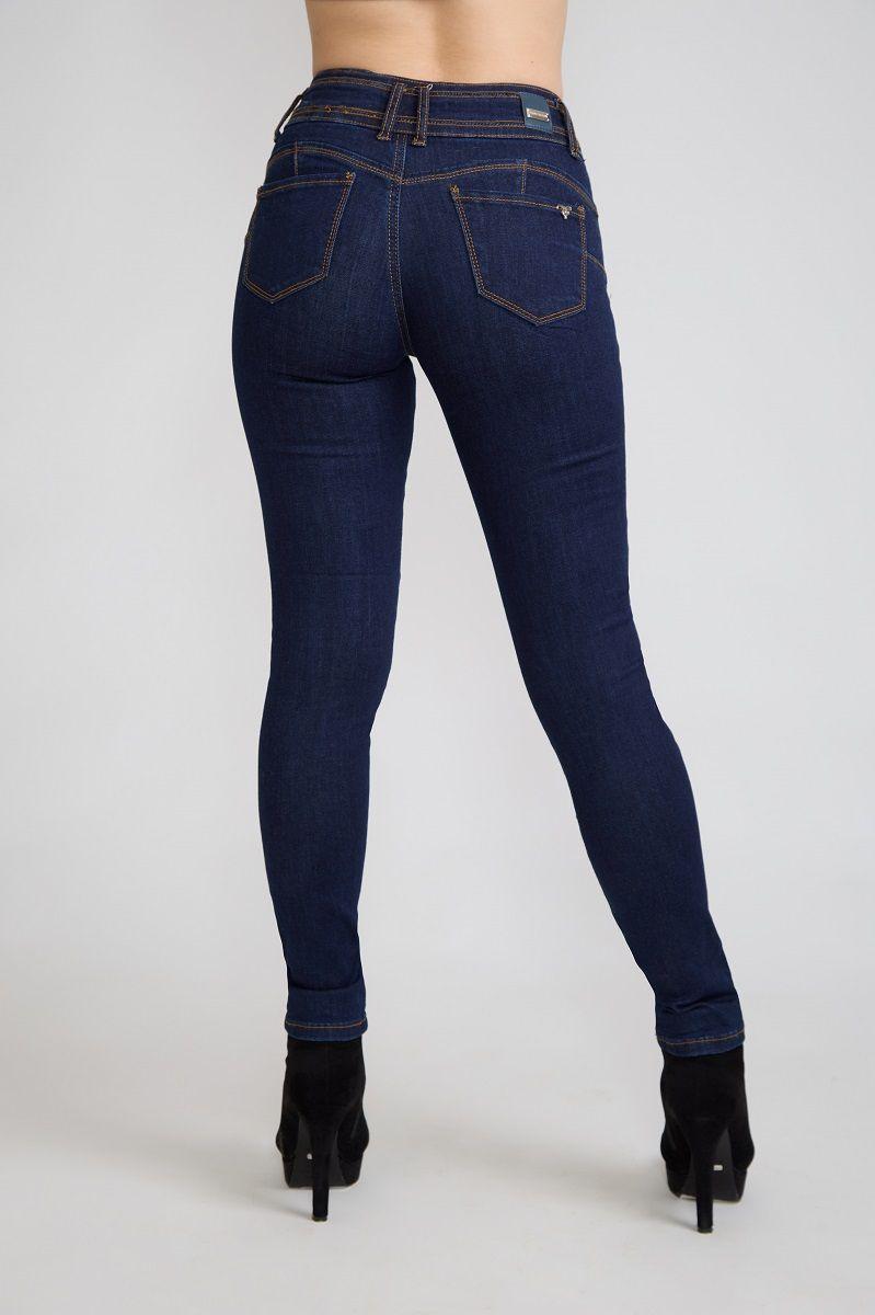 Jeans Pitillo Azul Tiro Alto Tentation-3