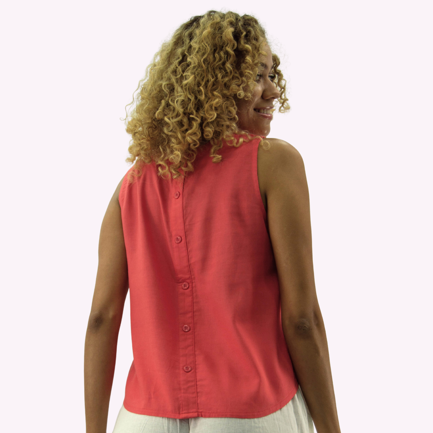 Blusa Lino Coral Tentation-2