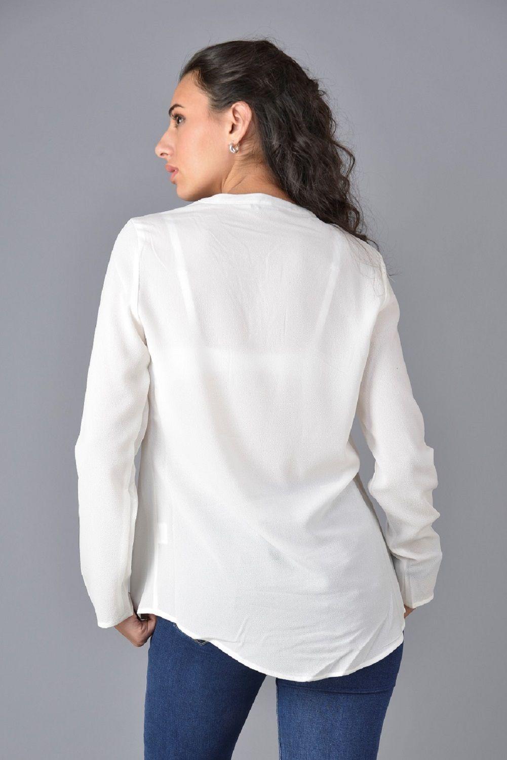 Bluson con cierre blanco-2