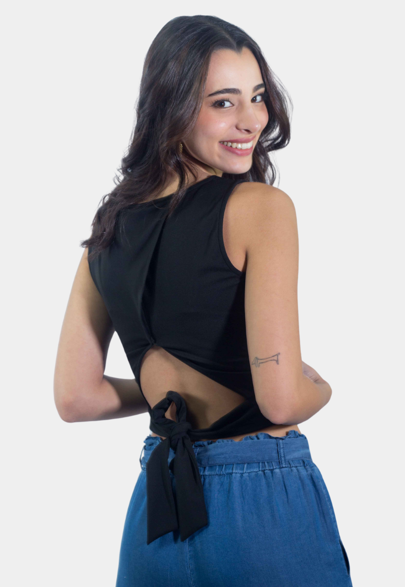 Top Poliamida Amarra Black Tentation-2