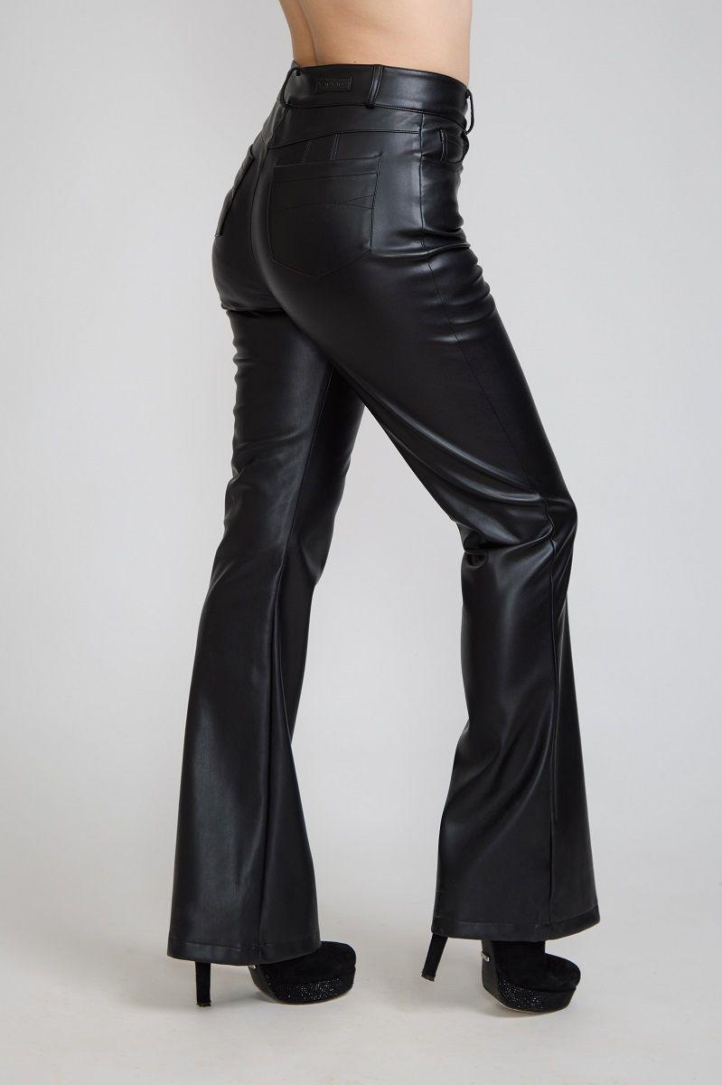 Pantalon P.U. Flare Black Tentation-2