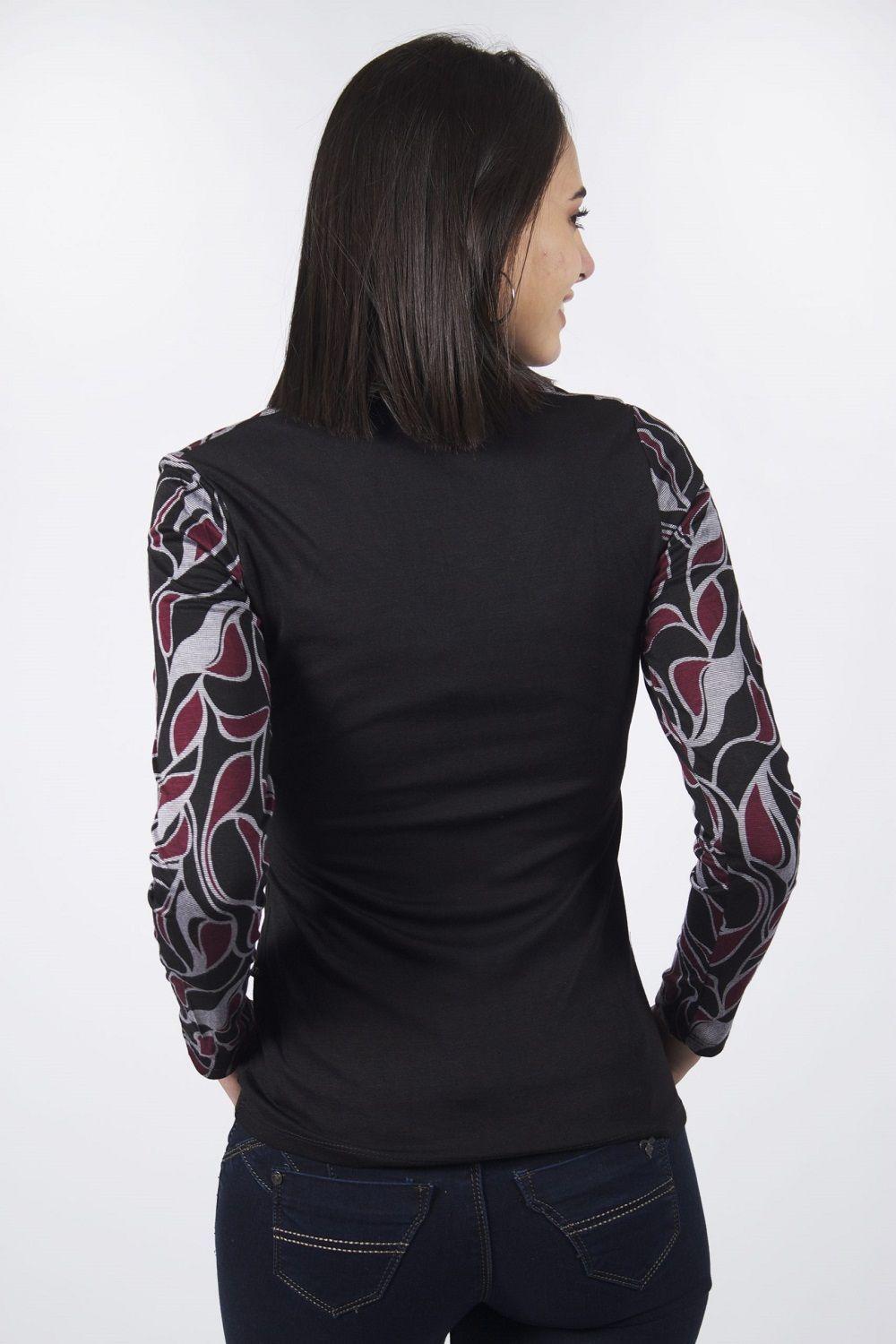 Polera bolero burdeo-2