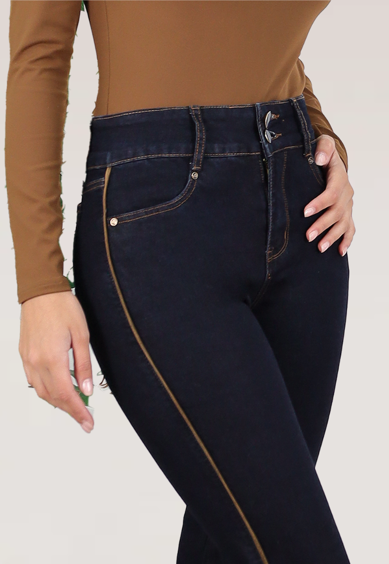 FLARE T. ALTO APLIC. COSTADO Black blue-3