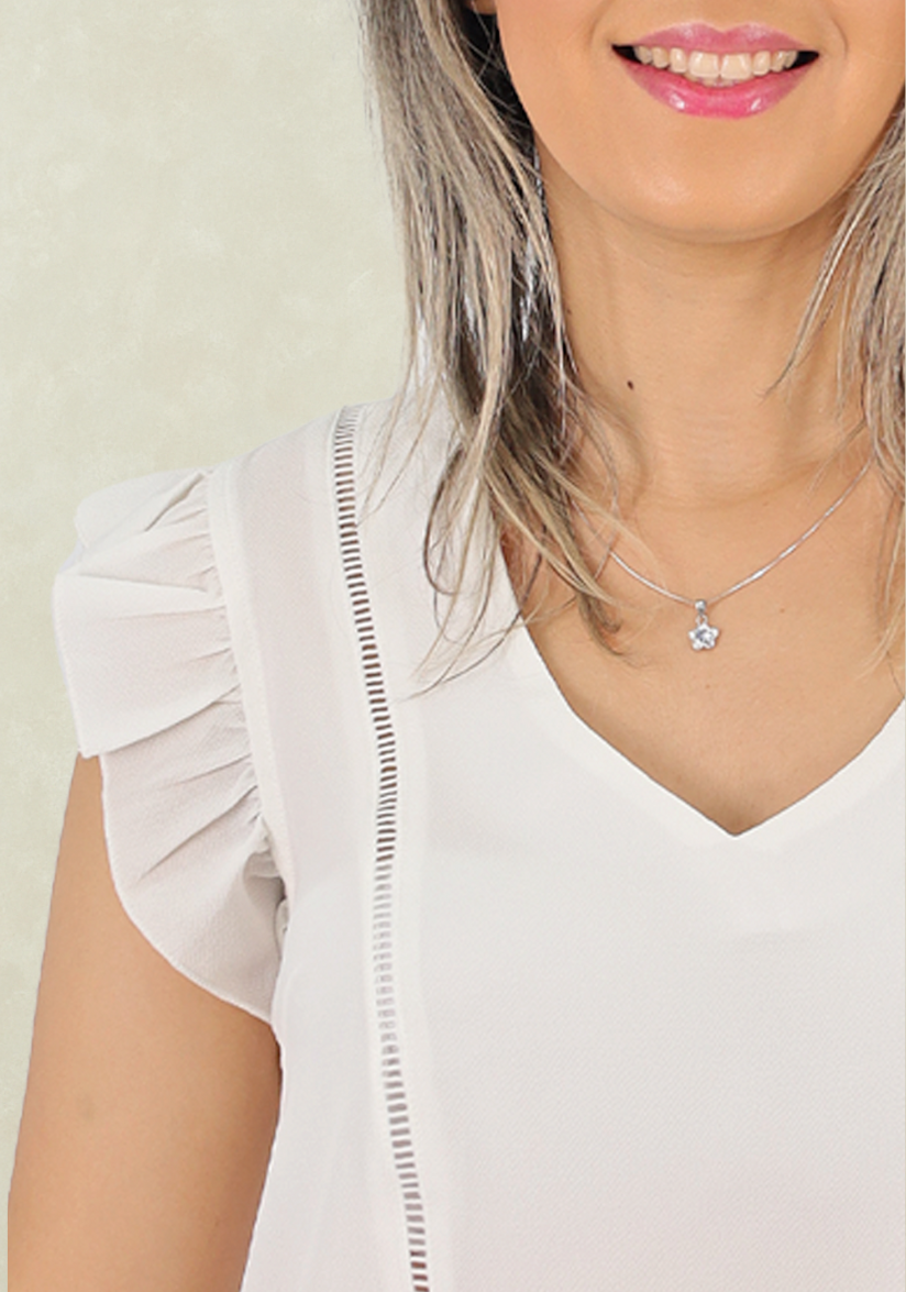 Bluson Vuelo Manga Blanco-2