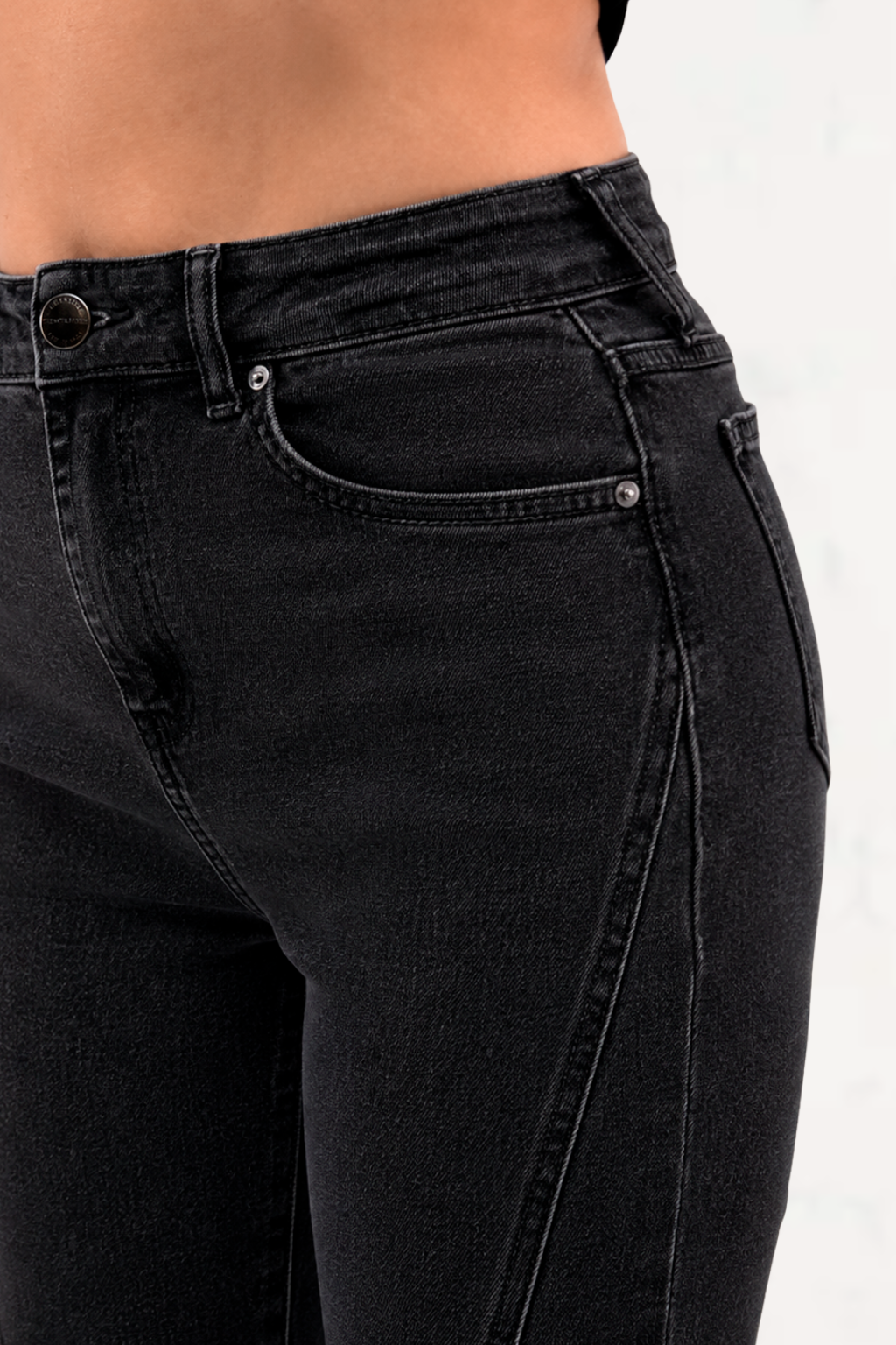 Jeans Recto Gravillado Elasticado-2