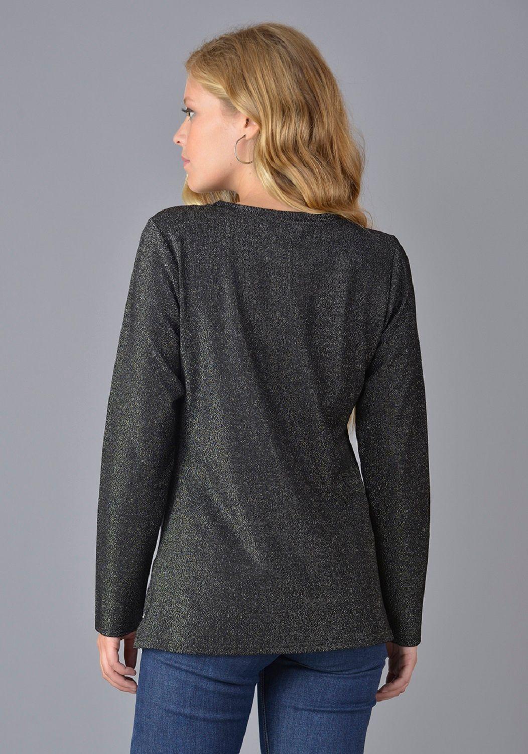 Polera printer lurex negro-1