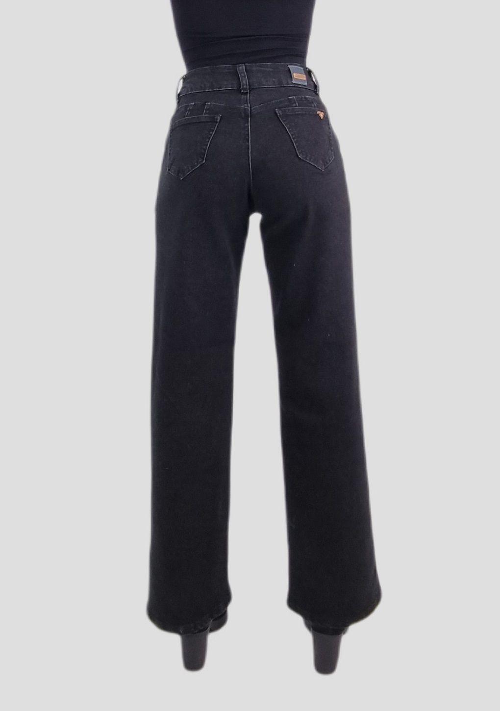 Wide leg t.alto con pinzas black-3