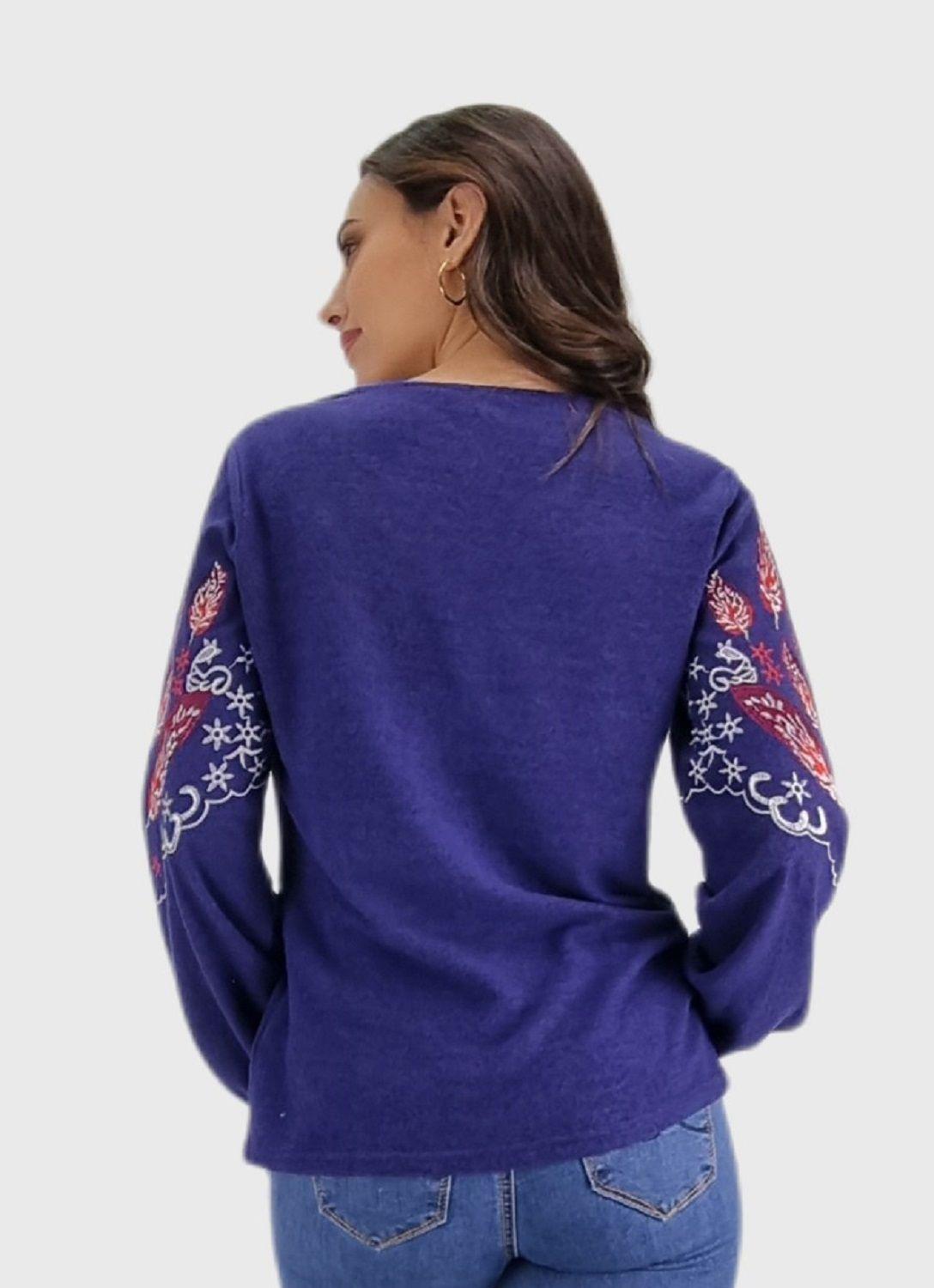 Polera bordada -3