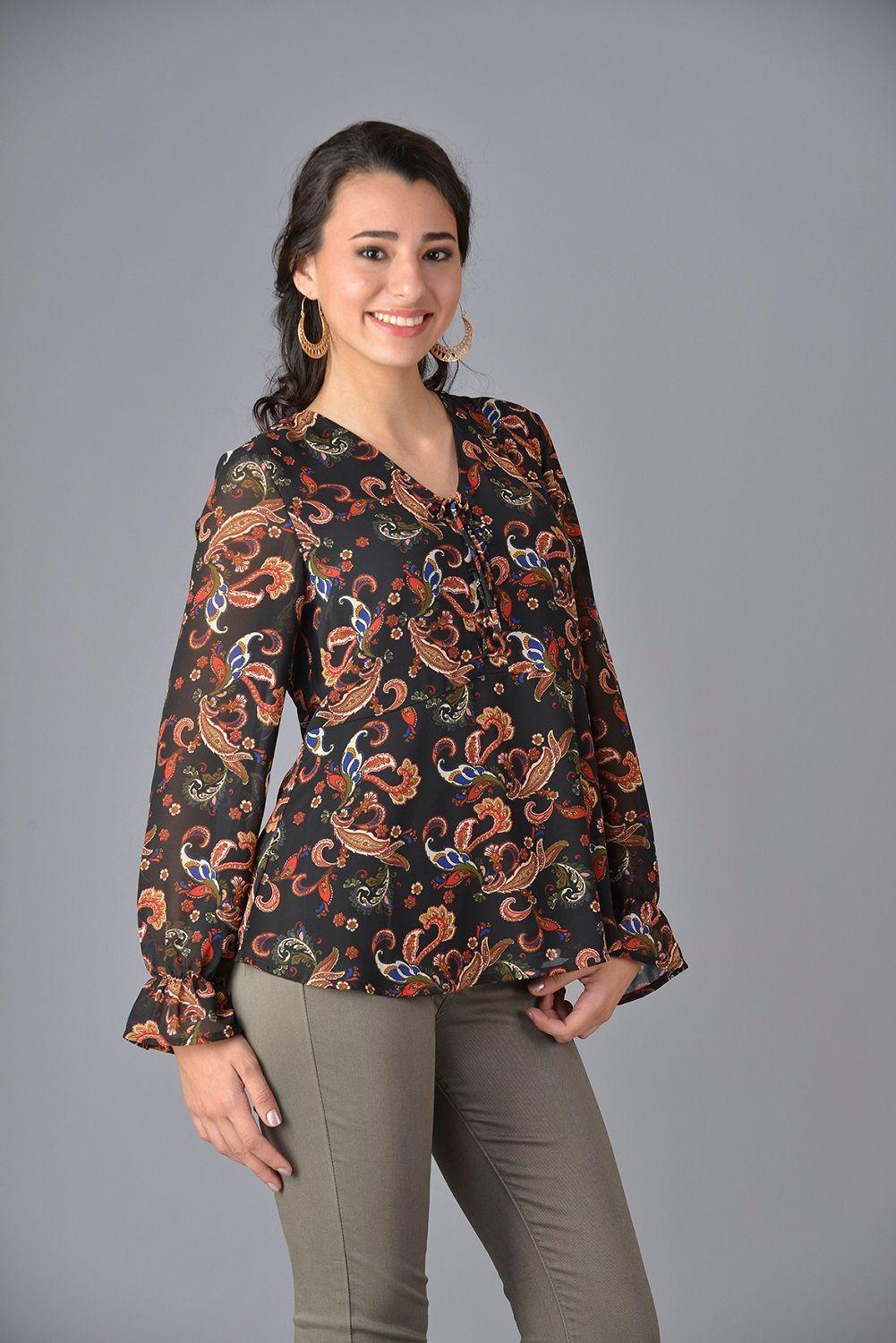 Bluson estampado amarra negro-2
