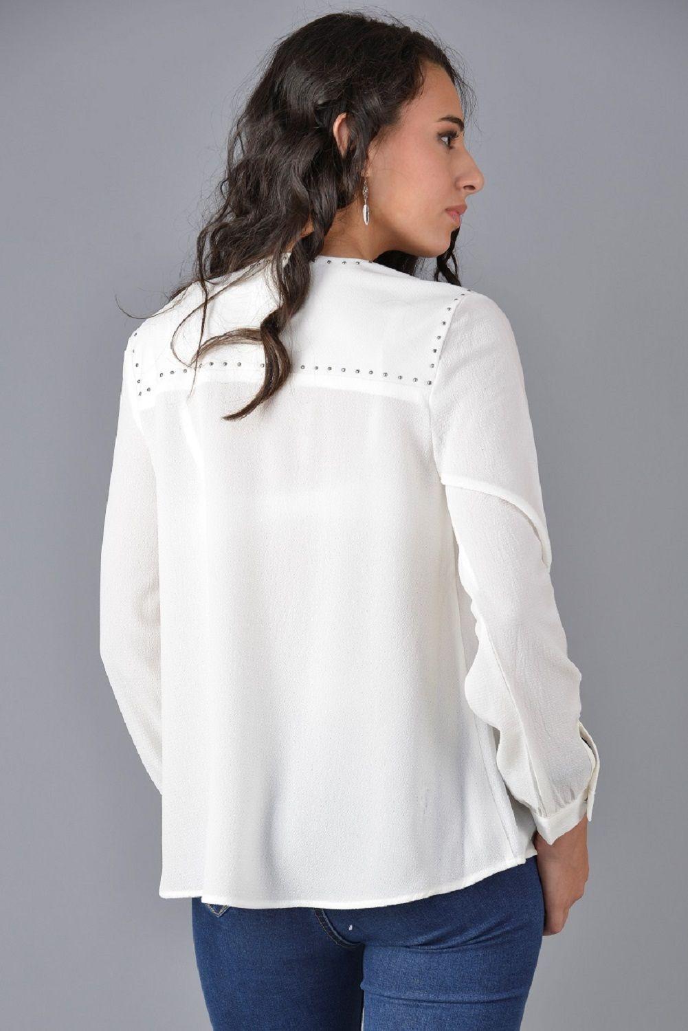 Bluson con tachas blanco-2