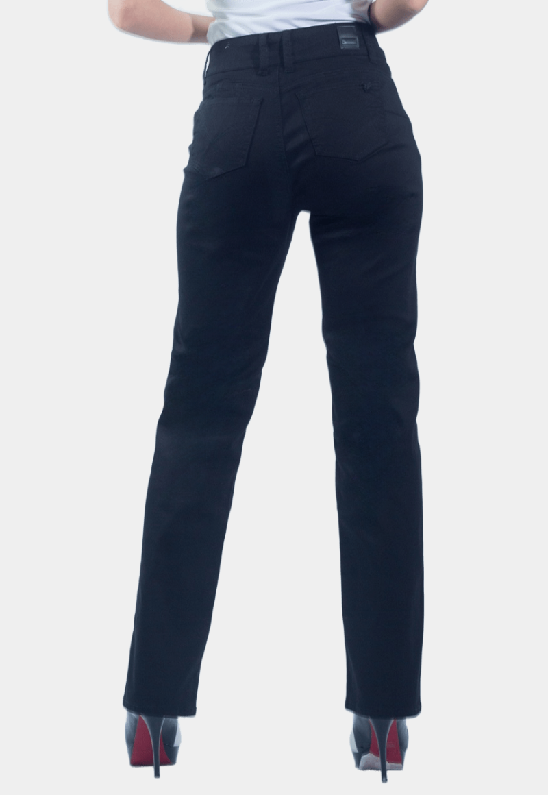 Pantalon Recto Tiro Alto Push Up Black Tentation -2