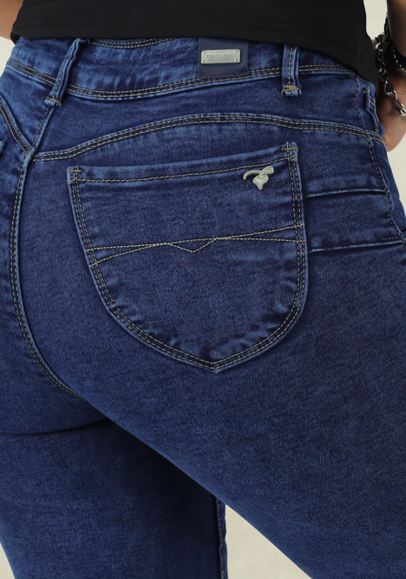 Jeans Recto Black Blue Tentation -2