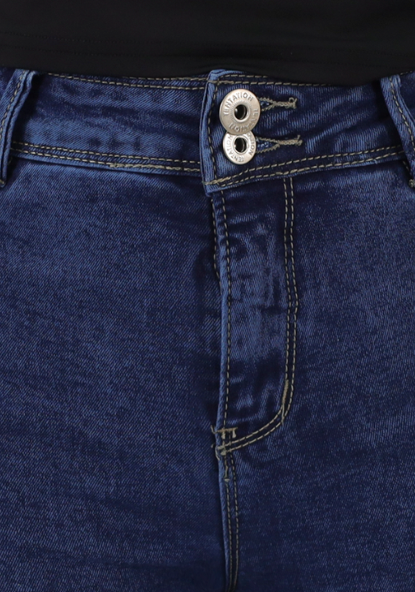 Jeans Recto Black Blue Tentation -3