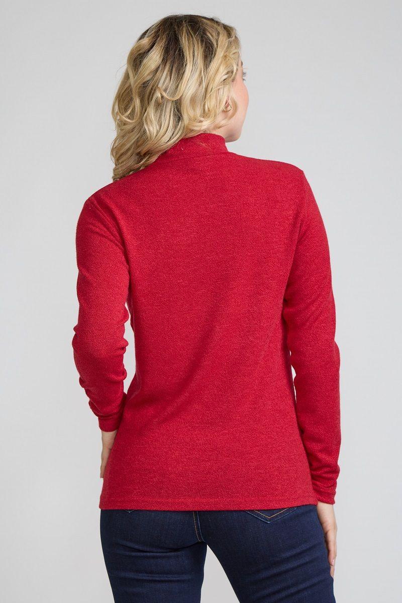 Polera Botones Rojo Tentation-2