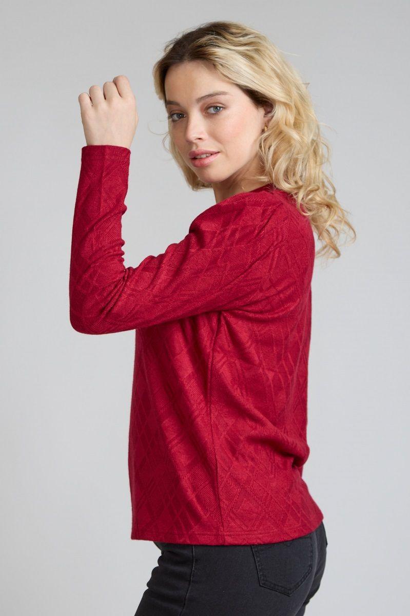 Sweater Jacquard Burdeo Tentation-1