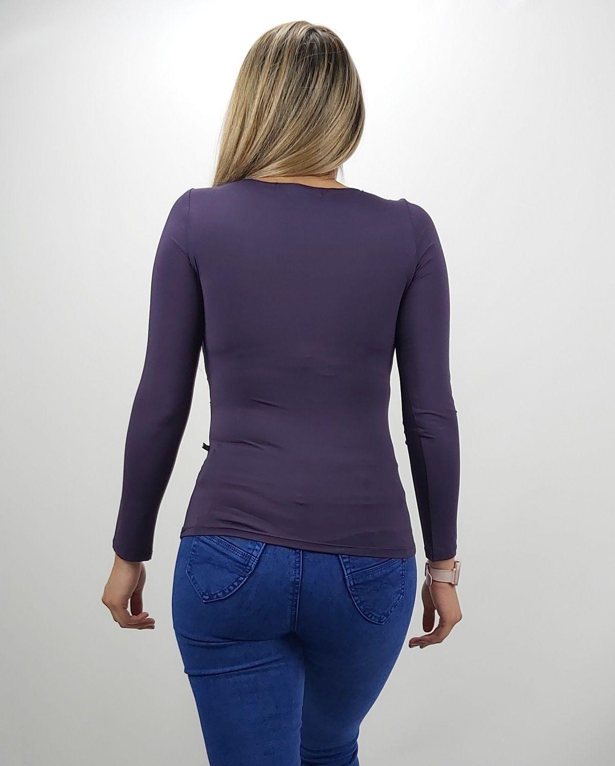 Polera bordado uva -2