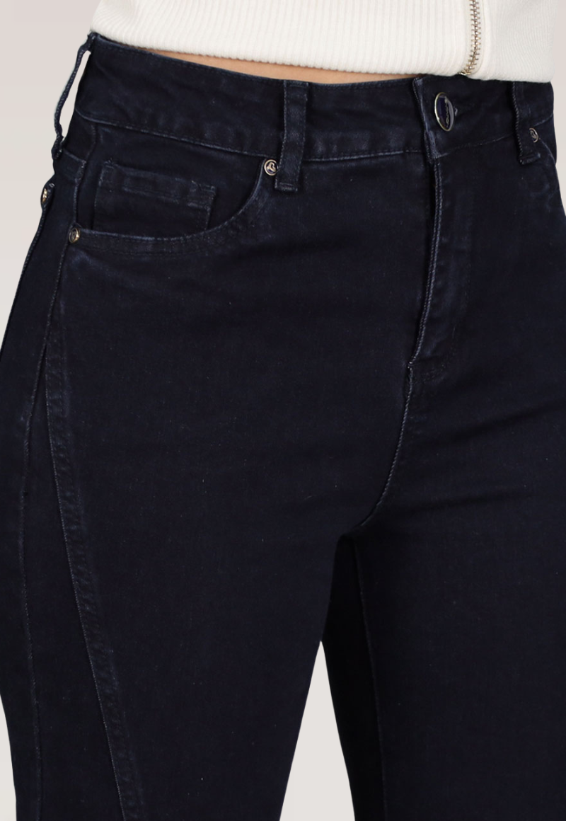 JEANS RECTO CORTES T. ALTO Black blue-2