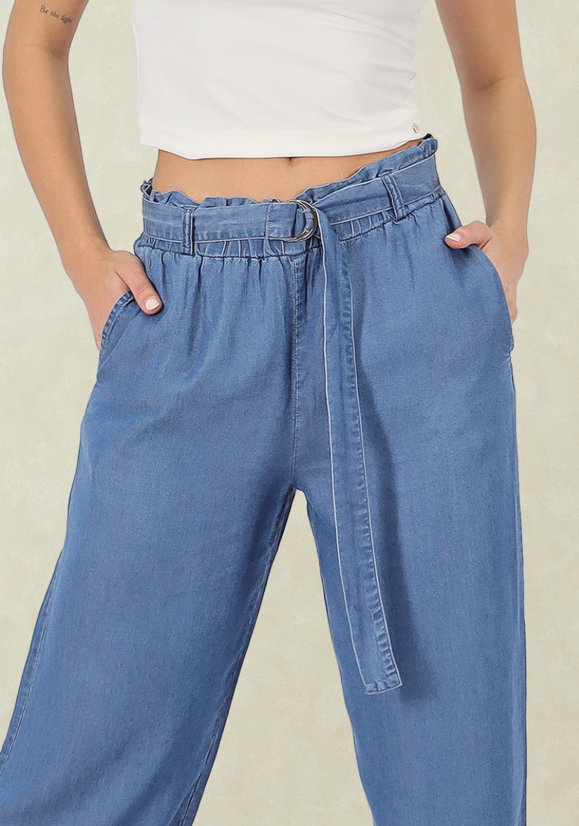 Pantalon Palazzo Tencel Tentation-3