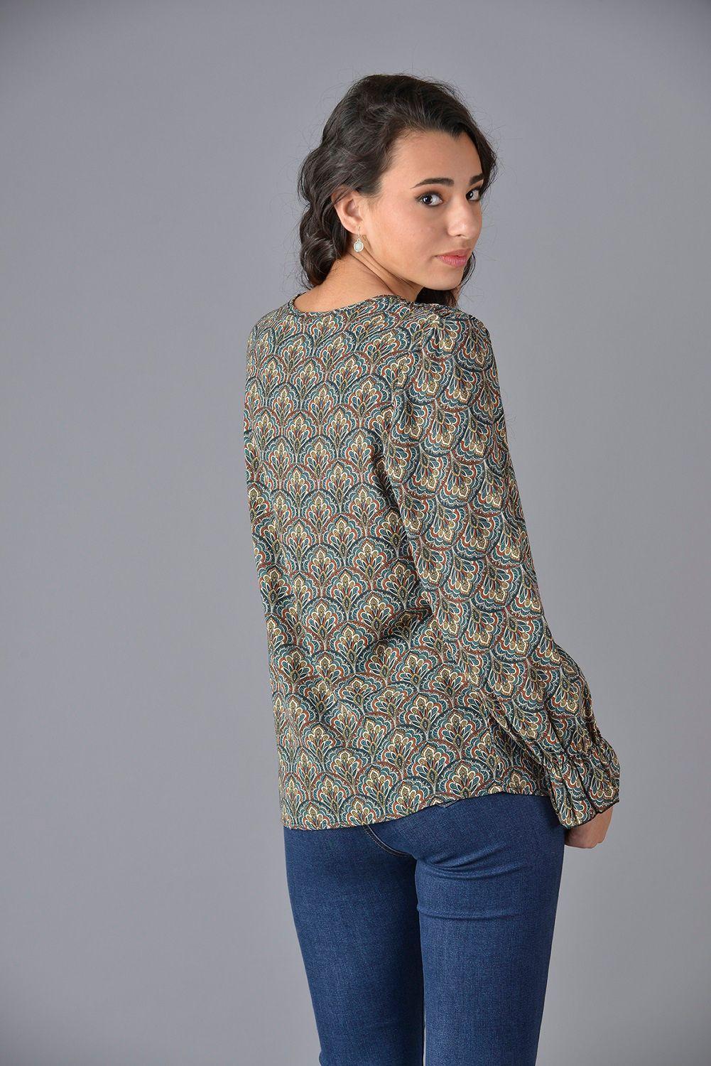 Bluson estampado verde-1